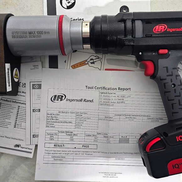 NIB New Ingersoll Rand IQ 40V Cordless Torque Multiplier Tool QX5PM Wrench - Picture 4 of 7